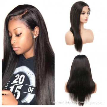 Wholesale Fast Shipping Sample High Density  13*4  13*6 Brazilian Human Virgin Hair Lace Front Wigs